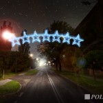 Nocna ulica z gwiazdkami - komponenty elektryczne i oświetlenie Polamp