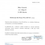 Bilas i synowie, Al. 1-Maja 25, 11-500 Giżycko - komponenty elektryczne i oświetlenie Polamp