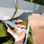 Metalowa butla i wkręcane części - komponenty elektryczne i oświetlenie Polamp