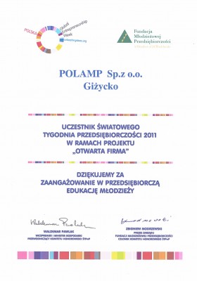 Światowy tydzień przedsiębiorczości 2011