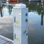 Skrzynka elektryczna na przystani - komponenty elektryczne i oświetlenie Polamp