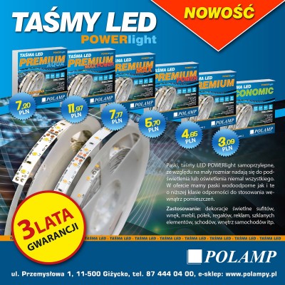PASKI LED NOWOŚĆ