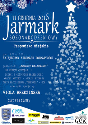 ZAPRASZAMY !!!! 11 GRUDNIA JARMARK BOŻONARODZENIOWY