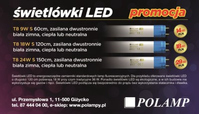 PROMOCJA ŚWIETLÓWKI LED