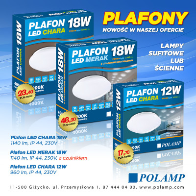 NOWE PRODUKTY FIRMY POLAMP