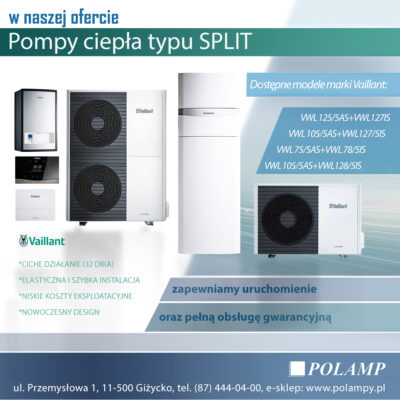 Pompy ciepła typu split !!!!
