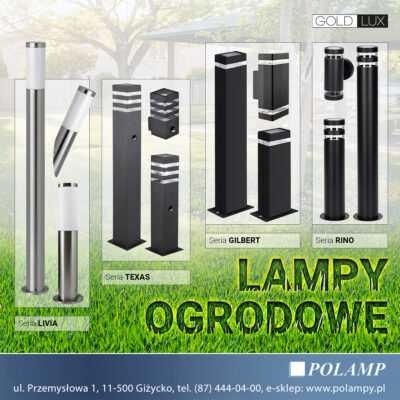 ZAPRASZAMY DUŻY WYBÓR LAMP OGRODOWYCH POLAMP GIŻCYKO